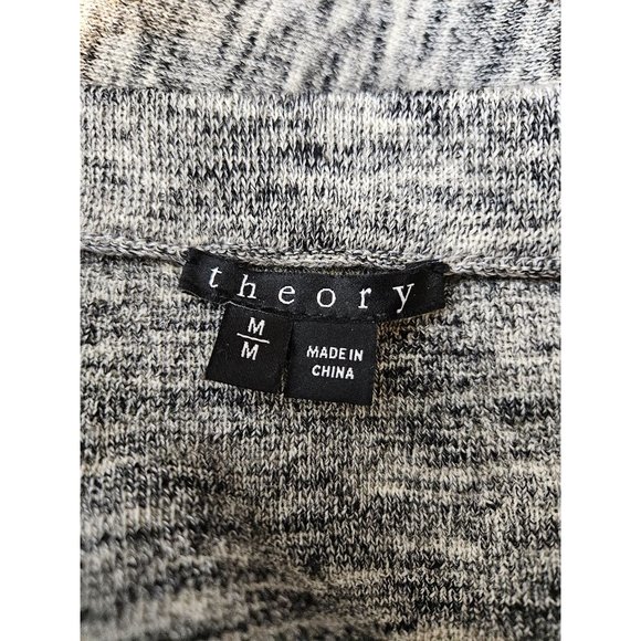 Theory Wool Gida KB Evian Space Knit Flounce Hem Skater Skirt Women Medium - Picture 10 of 10